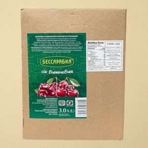 cherry juice bag in box