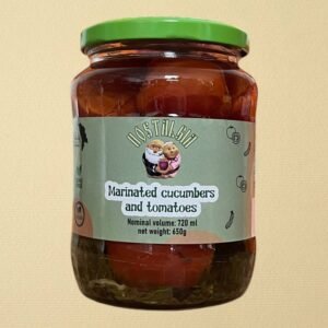 marinated cucumbers & tomatoes 720ml